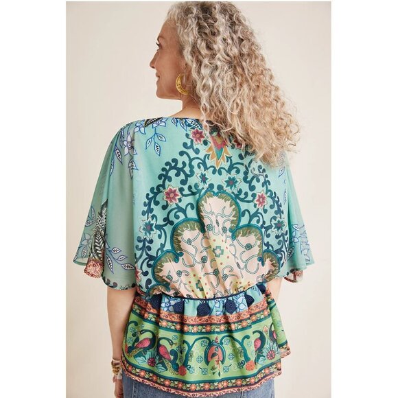 Farm Rio for Anthropologie Idiya Blouse - Picture 3 of 14